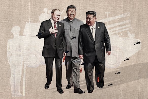 Flanked by Russia’s Vladimir Putin to his left, and North Korea’s Kim Jong-un to his right, Xi Jinping engineered a defining image of this decade.