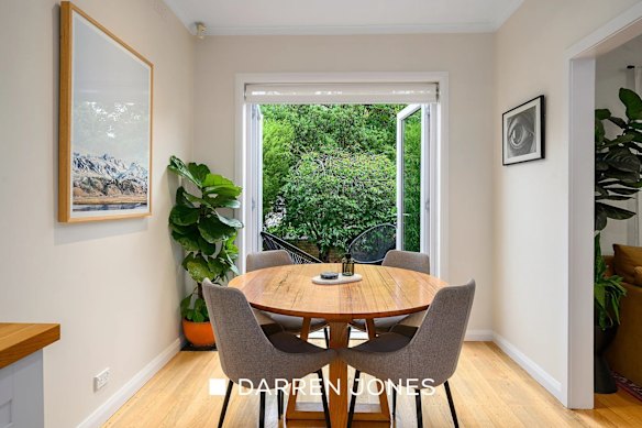 The spacious four-bedroom Watsonia house sold at Saturday’s auction for over $1 million. 