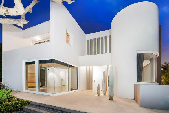 The three-level residence of Lola Li Wang sold for about $30 million.