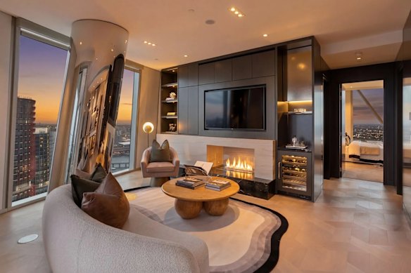 The founder of a sustainable packaging company is offloading her abode at Crown Residences.