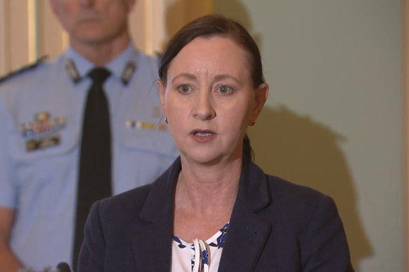 Queensland Health Minister Yvette D’Ath says the state could run out of Pfizer doses in eight days.