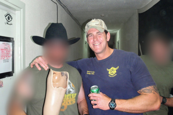 Mr Roberts-Smith's lawyer told the Federal Court last year his client had been "disgusted" about the use of the leg as a beer drinking vessel.
