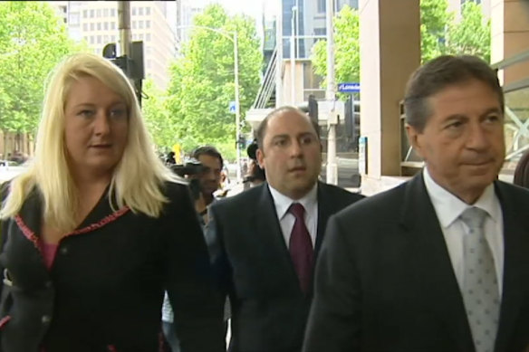 Nicola Gobbo acted as junior barrister to Con Heliotis, QC, (right) when Tony Mokbel was convicted of cocaine importation. That conviction has now been quashed.