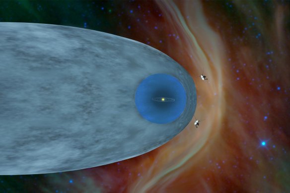 Voyager 1 and 2 have now both passed through the heliosphere.