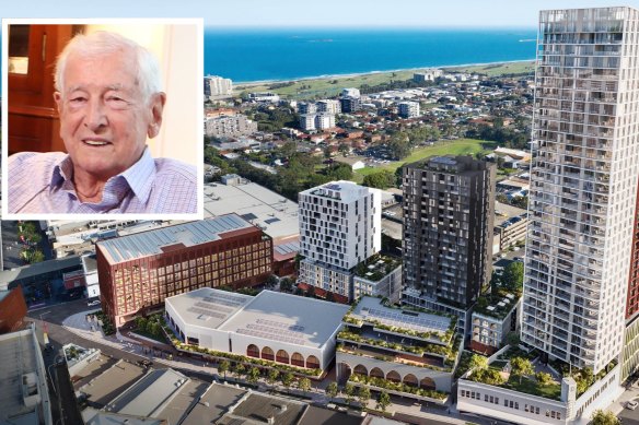 Bruce Gordon has sold the site of the proposed WIN Grand development in Wollongong for $70 million.
