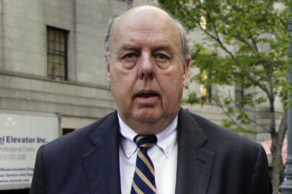 Attorney John Dowd, seen in 2011, used the font Comic Sans in a letter to members of a House committee, drawing jokes and criticism. Dowd responded by saying: "I love the font. It is easy on the eye."