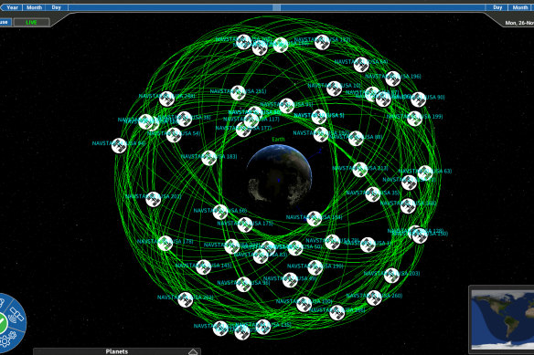 The world saw a near miss in low-Earth orbit this week. Saber Astronautics' visualisation of low-Earth orbit. 