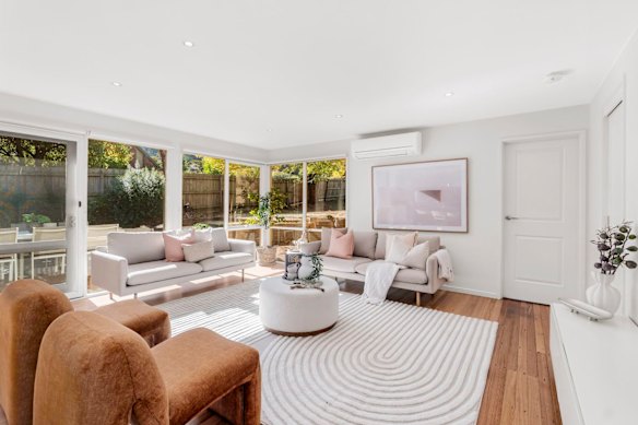 A young family who recently relocated from the UK bought the large home in Croydon South.