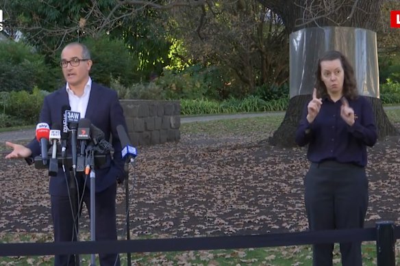 Victoria’s acting Premier James Merlino.