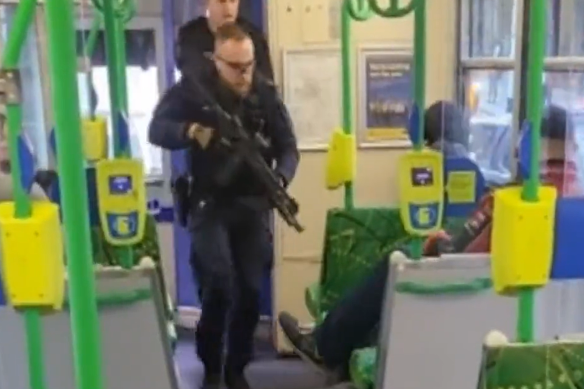 Police Tasered a man on a Melbourne tram this month.