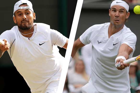 Nick Kyrgios and Rafael Nadal are due to face each other in the Wimbledon semi-final.