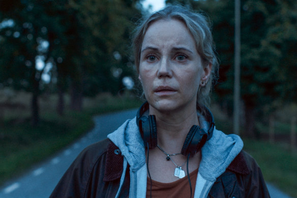 Sofia Helin, best known as the unconventional cop Saga Noren in the Scandi-thriller The Bridge, in Limbo.
