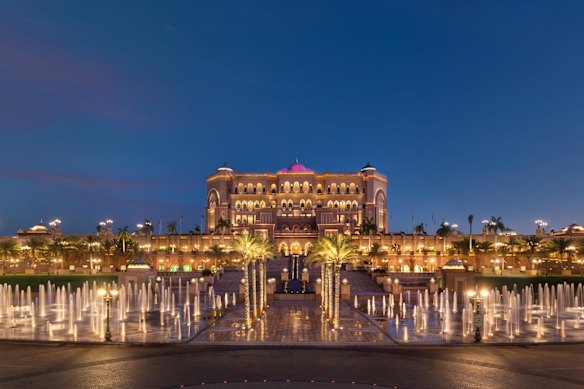 The sprawling Emirates Palace Mandarin Oriental.