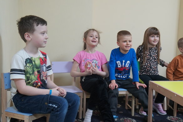 A child-friendly space in Dnipro, Ukraine run by World Vision’s partner organisation, Girls.