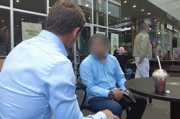 The associate denied he knew Ahuja and was just having a coffee.