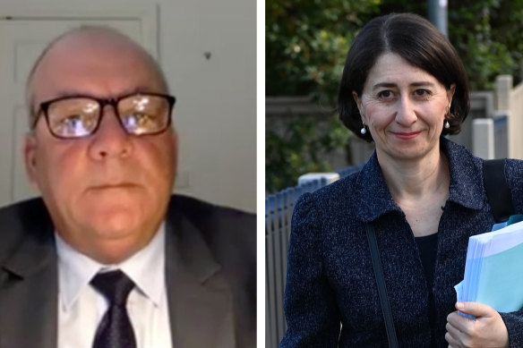 Daryl Maguire and Gladys Berejiklian.