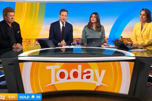 Today show co-host Sarah Abo announces Karl Stefanovic will not be returning to the program.
