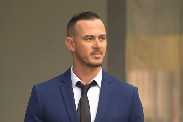 Perth adult entertainer Chad Satchell at court on Tuesday, May 30.