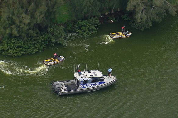 A massive search operation was launched to retrieve the bodies of Hazel and Mitchell from the river.