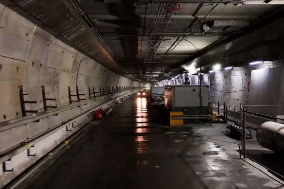Inside the project on Monday.