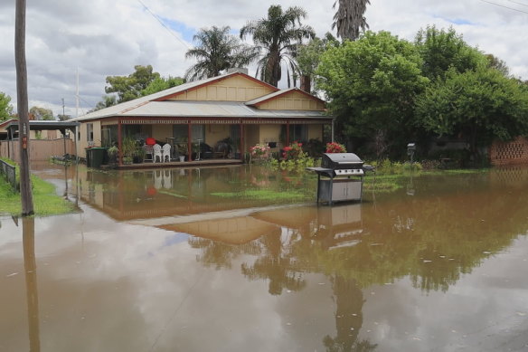 Homes were flooded and ripped from their foundations in Eugowra.