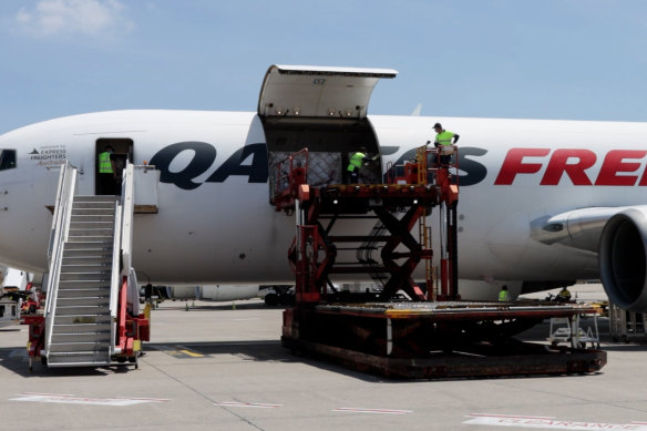 Qantas Freight has expanded with six A321P2F aircraft. 