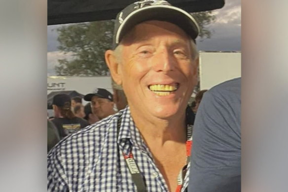Queensland man Peter Wells, 71, died when his car became trapped in floodwaters south of Brisbane yesterday. 