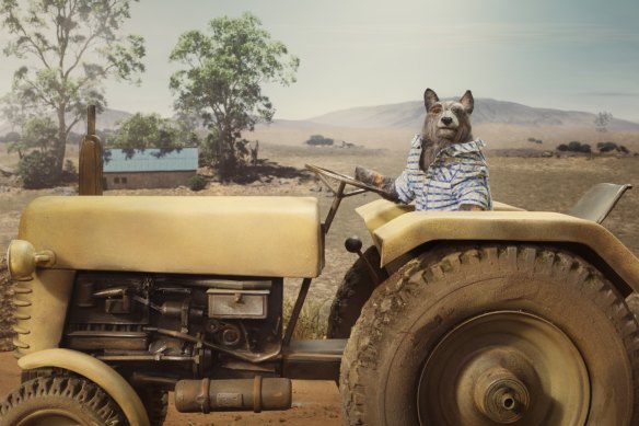 An image from the Wagga Wagga spot in Telstra’s new campaign.  
