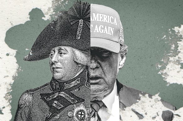 ‘Mad’ King George III and US President Donald Trump.
