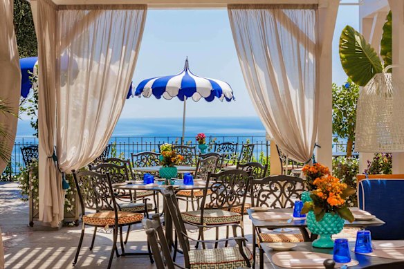 View from the Grand Hotel in Taormina