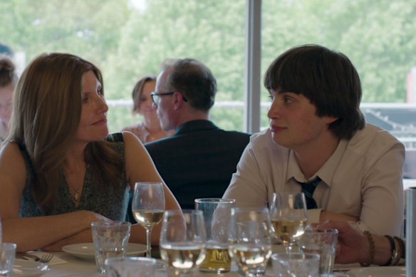 Horgan as Alex and Aran Murphy as her rebellious teenage son Ruari.