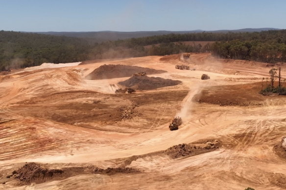 Alcoa can mine in 7000 square kilometres of WA jarrah forest from Collie to Perth under a lease signed in 1961.