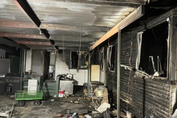 The family home of Imam Salik from Bald Hills mosque has been severely damaged in a fire.