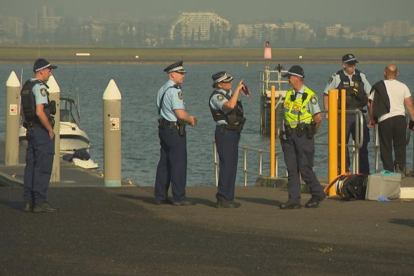 Police and paramedics responded to reports two people were in the water off La Perouse.