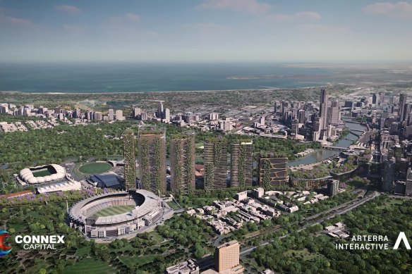 The project would connect the CBD to Melbourne’s main sporting precinct.