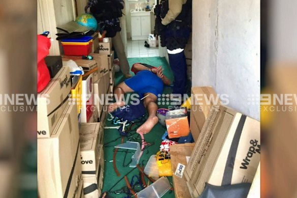 A previously unreleased photo of the moment Claremont serial killer Bradley Robert Edwards was arrested.