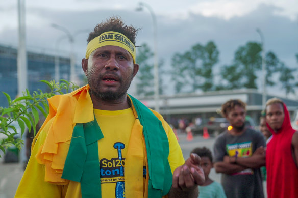 Lemuel Kalei is grateful for Chinese investment in Solomon Islands. 