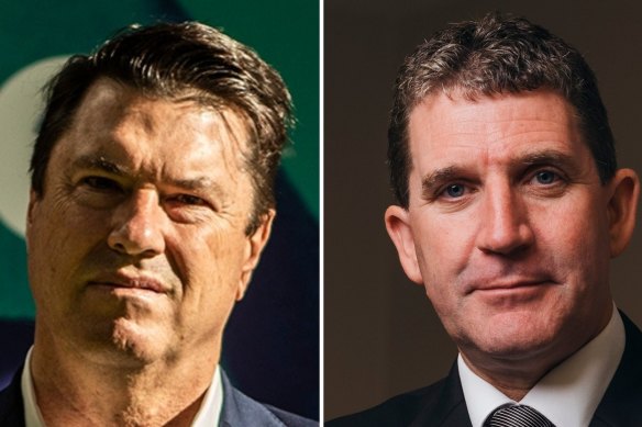 ARN Media chairman Hamish McLennan and chief executive Ciaran Davis.