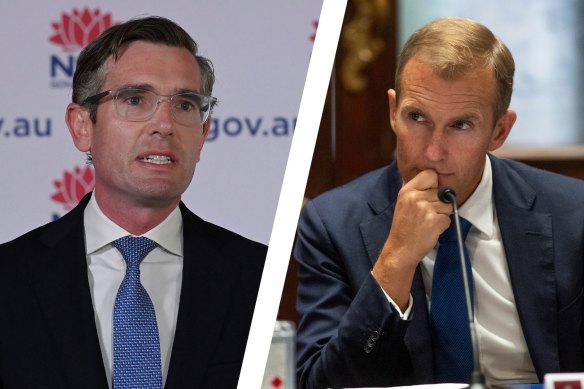 NSW Treasurer Dominic Perrottet and
Minister for Planning and Public Spaces Rob Stokes are the frontrunners to replace Gladys Berejiklian.