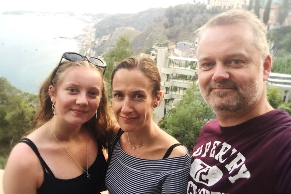 Freja, Rikke and Karsten Sorenson