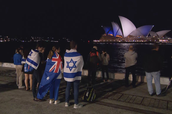 World landmarks light up in support of Israel after Hamas attacks