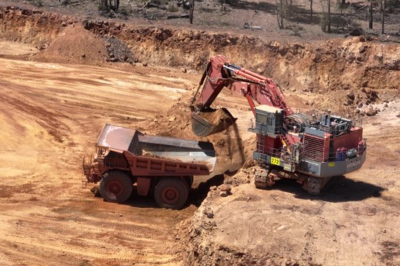 Alcoa strip mines the layer of bauxite under jarrah forests to feed its three alumina refineries in WA.