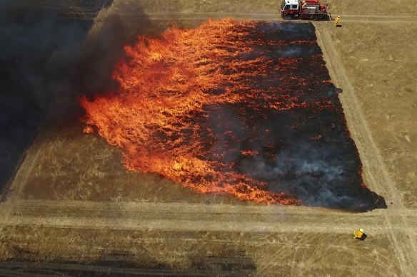 Decades of CSIRO fire field studies have helped shape prediction models and danger ratings, but variable weather conditions pose a challenge.