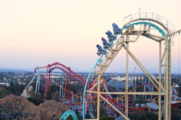 Wild rides: the HangTime rollercoaster.