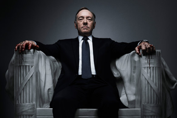 Kevin Spacey played Frank Underwood in <i>House of Cards</i>.