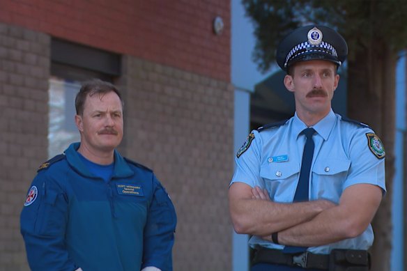 Special operations paramedic Scott McNamara and Constable Jesse Hockey rescued the 14-year-old boy from the water.