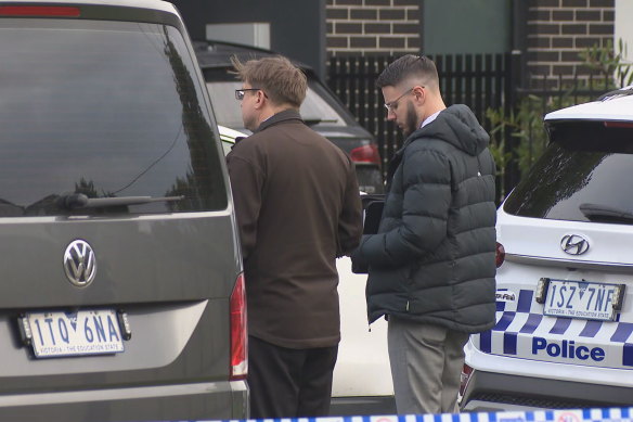 One man has died and a woman is fighting for life after a fight at a Bentleigh East home.