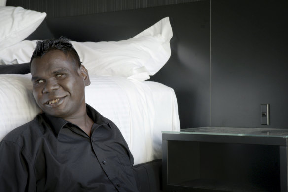 A still from the documentary Gurrumul.