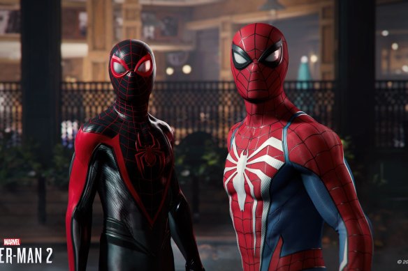 Peter Parker and Miles Morales team up against Venom in the next Spider-man game.