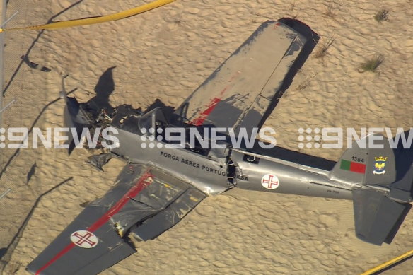 Chipmunk plane crash at Jandakot airport.